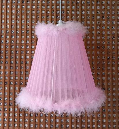 P-10 Pembe Organze Sarma Yatak Odası Çocuk Odası Genç Ve Bebek Odası Avize Aydınlatma Sarkıt