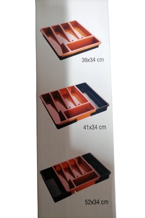 Çekmece İçi Raylı Çatal Kaşık Organizeri 5 + 2 Bölmeli