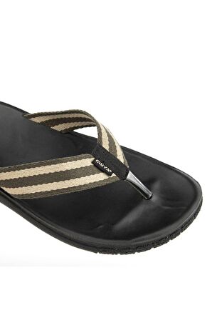 Defined Anatomik Taban Islak Zemin Parmak Arası Erkek Terlik Haki