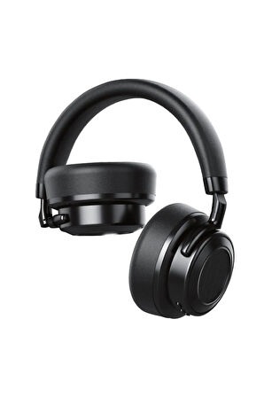 Kulak,kafa üstü yuvarlaklı Siyah kulaklık bluetooth kulaklık(IPX4 suya dayanıklılık+90 dB  ses)