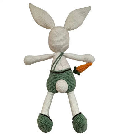 Uretti-Cigdem1234 - Amigurumi Tavşan 35 Cm Örgü Oyuncak