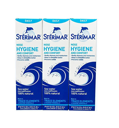 Sterimar Deniz Suyu Burun Spreyi 100 Ml-3 ADET-SKT:01/2027