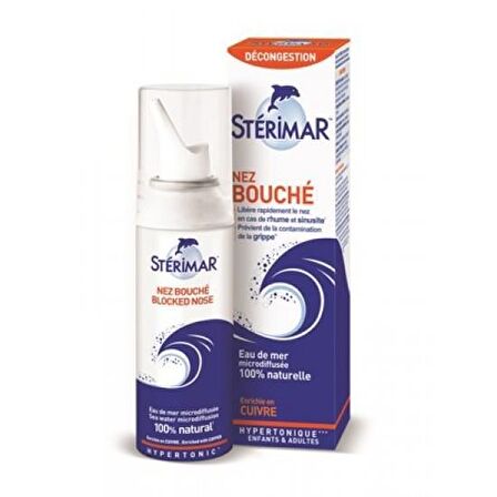 Sterimar Blocked Nose Deniz Suyu Tıkalı Burun Spreyi 100 ml