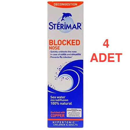Sterimar Blocked Nose Hipertonik 50 ml 4 Adet