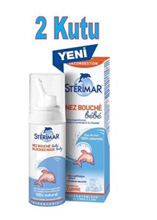 Sterimar Baby Blocked Nose Tıkalı Burun Spreyi 100 ml - 2 Adet