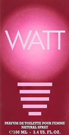 Parfums Watt Pour Femme EDT Sprey 100 ml Kadın Parfümü