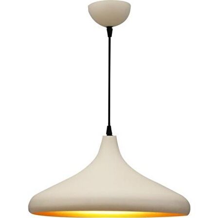 Pera Beyaz Tekli Modern Retro Sarkıt Salon Avize 