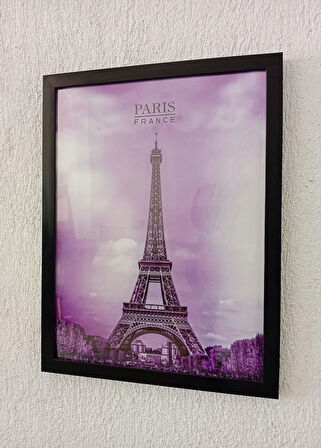 30x42 cm Paris Eyfel Kulesi, Fransa, Poster Tablo Dijital Tasarımlı Dekoratif Tablo