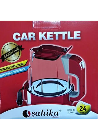 Şahika 24 Volt Oto Su Isıtıcı 750 Ml Gizli Rezistanslı Kettle