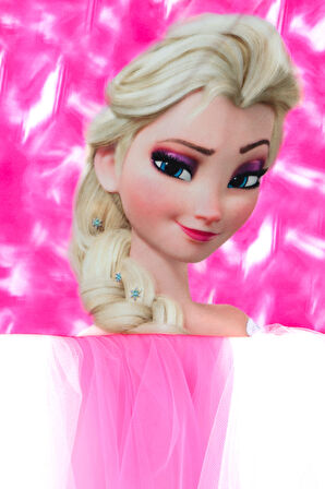 Oppland Kız Çocuk Gelinlik Kostüm Elbise 5-6-7-8 Yaş Çiçekli Simli Küpürlü Astarlı Şirin Karekter