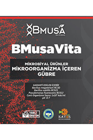 BMusa Vita Mikrobiyal Gübre 1 Litre