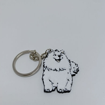 Samoyed 2D- Anahtarlık
