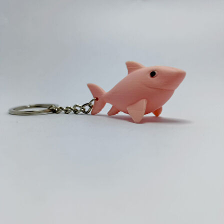 Köpek Balığı - Pembe  - Anahtarlık