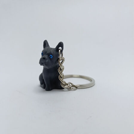 French bulldog Blue - Anahtarlık