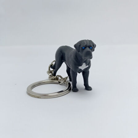 Cane corso - Gri  - Anahtarlık