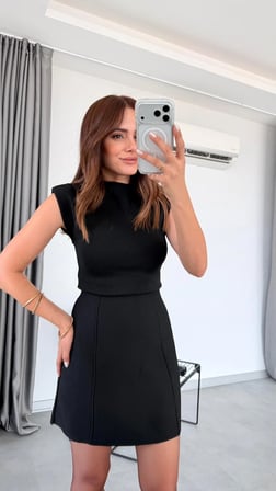 Fayet Çelik Triko Elbise