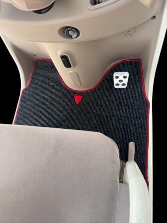 Motosiklet Aksesuar Koruyucu Paspas Arora Derya Pro Üç Tekerlekli Motor Uyumlu Kırmızı