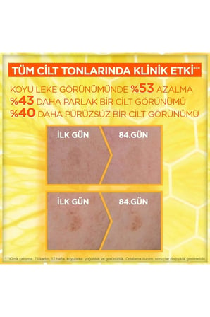 C Vitamini Parlak Günlük Güneş Koruyucu Fluid Yüz Kremi Görünmez Doku SPF50+ 40ml