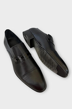 Erkek Klasik Hakiki Deri Ayakkabı SİYAH