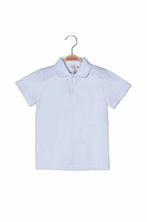 Unisex Çocuk Polo Yaka Kısa Kol T-shirt