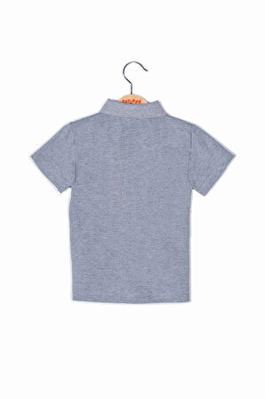 Unisex Çocuk Polo Yaka Kısa Kol T-shirt