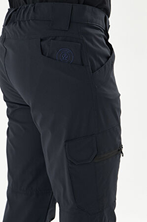 Orange Safety Rip Stop Likrali Atak Pantolon Lacivert