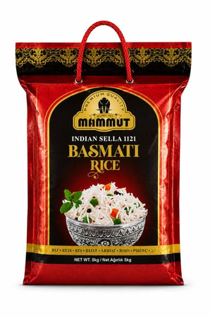 Mammut Indian Sella 1121 Basmati Pirinç 5 kg
