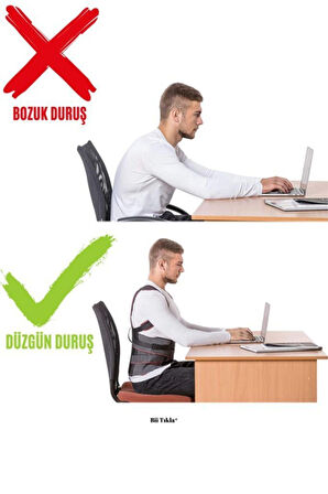 Balenli Manyetik Dik Duruş Korsesi Unisex 001