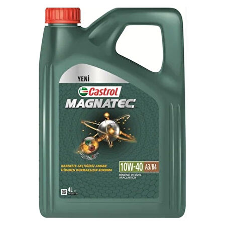 CASTROL MOTOR YAĞI 10W40 BENZİNLİ 4 LT.MAGNATEC