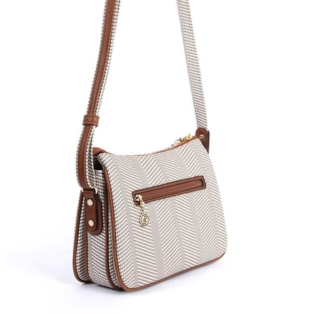Silver Polo  Kadın Postacı Çantası 818-33337 SILVER POLO ÇAPRAZ Kadın ÇANTASI M132 BEJ-MAT TABA