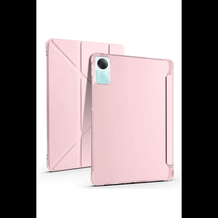 Xiaomi Redmi Pad SE 4G Kılıf Kalemlikli Mars Tablet Kılıfı - Rose Gold
