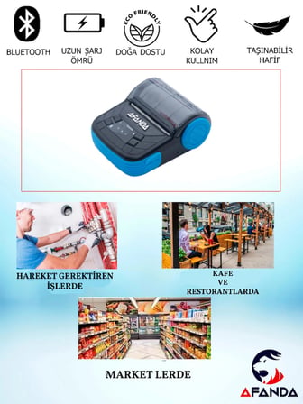 Afanda Mtp-3 Mobıl Termal Yazıcı 80MM