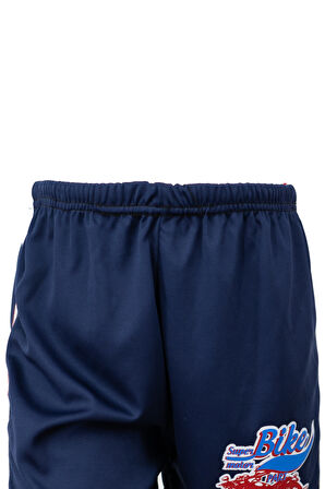 Oppland Erkek Çocuk Şortu 8-9-10 yaş Baskılı Model Beli Lastikli ve Bağcıklı Rahat Kesim