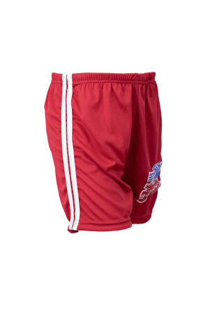 Oppland Erkek Çocuk Şortu 8-9-10 yaş Baskılı Model Beli Lastikli ve Bağcıklı Rahat Kesim