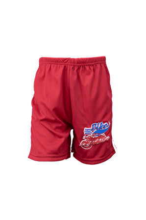 Oppland Erkek Çocuk Şortu 8-9-10 yaş Baskılı Model Beli Lastikli ve Bağcıklı Rahat Kesim