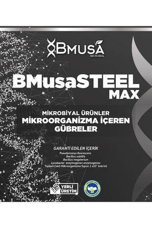 BMusa Steelmax 1lt Mikrobiyal Gübre