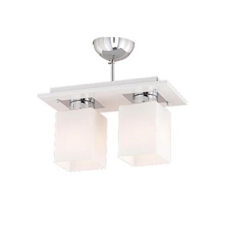 Atlas 2 Li Beyaz  Modern Genç Odası Mutfak- Banyo Mutfak Salon Avize