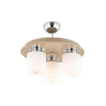 Atlas 3 Lü Yuvarlak Kahve  Modern Genç Odası Mutfak- Banyo Mutfak Salon Avize
