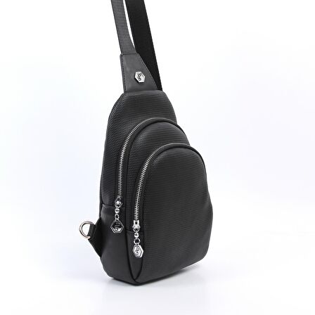 Silver Polo  Kadın Bel Çantası 959-33378 SILVER POLO FREEBAG M86 SİYAH-MAT SİYAH