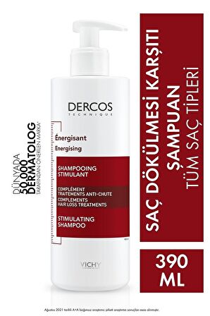 Vichy Dercos Tüm Saçlar İçin Dökülme Karşıtı Şampuan 400 ml
