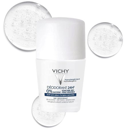 Vichy 24H Dry Touch Deodorant for Sensitive Skin – 50ml