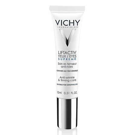 Vichy Liftactiv Supreme Kırışıklık Karşıtı Termal Sulu Parfümsüz Tüm Yaşlar Göz Çevresi Krem 15 ml 