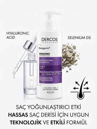 Vichy Dercos Tüm Saçlar İçin Yoğunlaştırıcı Şampuan 400 ml