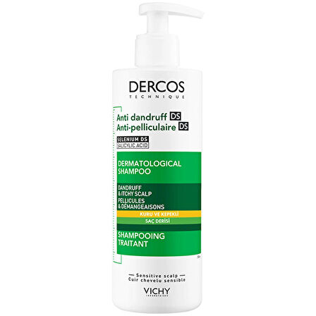 Vichy Dercos Anti-Dandruff Kepek Karşıtı Şampuan 390 ml Kuru Saçlar İçin