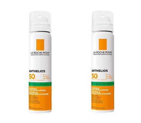 2'li La Roche Posay Anthelios Anti Shine Fresh Mist SPF50 75 ml