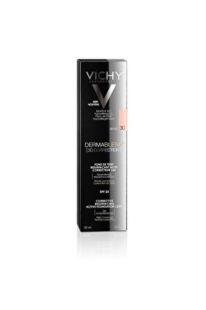 VICHY Dermablend 3 Boyutlu Düzeltici Fondöten SPF25 30 ml - BEIGE 30