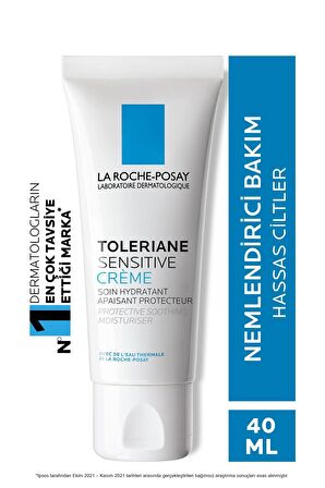 Toleriane Sensitive Hassas Ciltler İçin Su Bazlı Yağsız Nemlendirici Yüz Bakım Kremi 40 ml