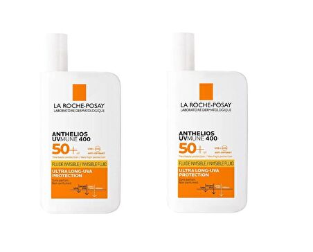 La Roche Posay Anthelios Uvmune 400 Spf 50+ Invisible Fluid 50 ml 2 adet Kampanya