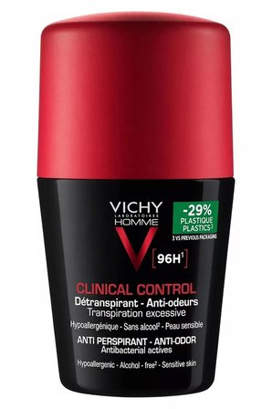 Vichy Homme Clinical Control Roll On 96H 50ml - 3 Adet