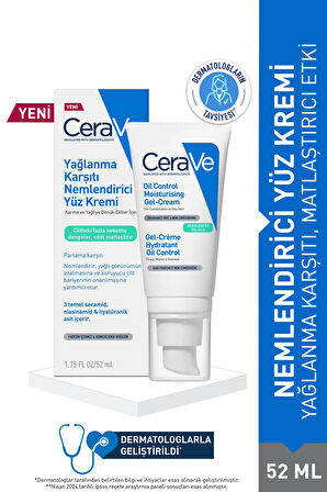 Cerave Yağlanma Karşıtı Nemlendirici Yüz Kremi 52  